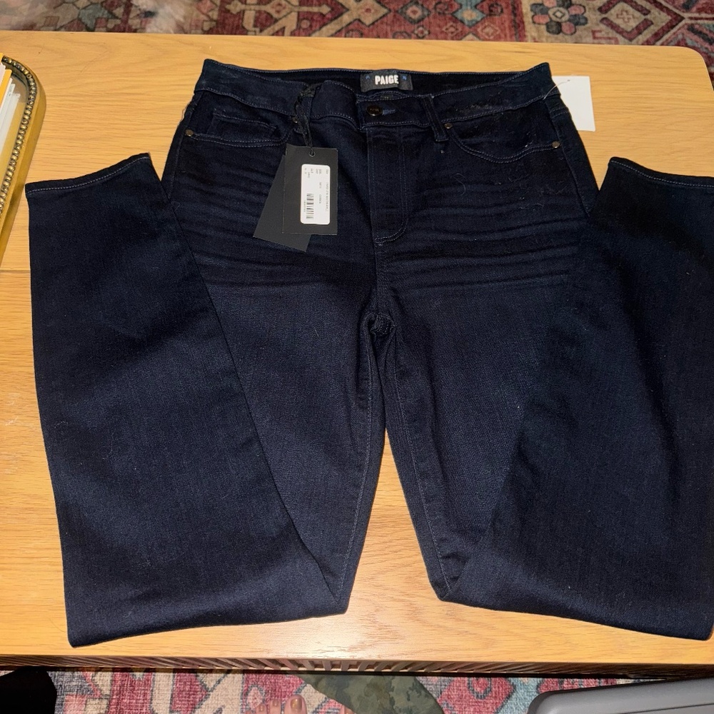 PAIGE Hoxton Ankle High Rise Ankle Skinny Jeans